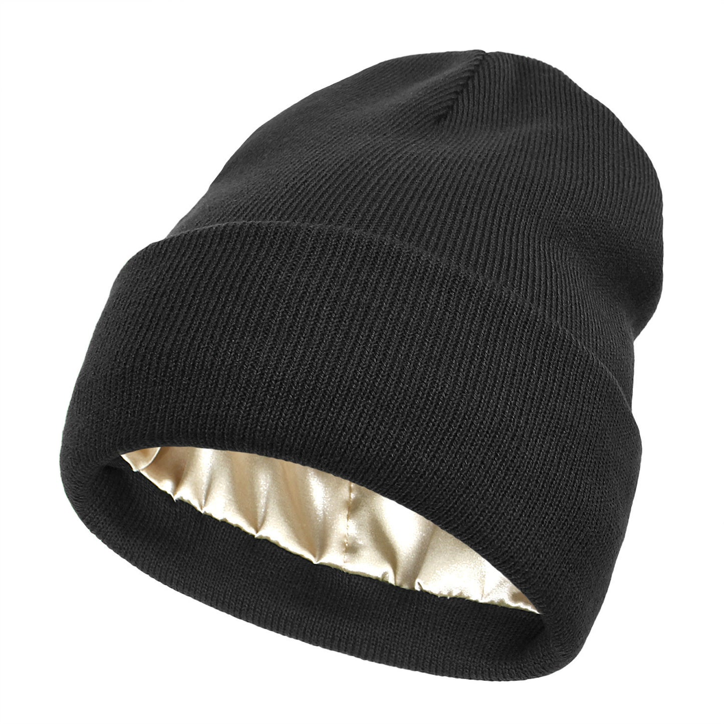 Protective Hairstyle Knit Hat - Winter Knit Beanie Hat